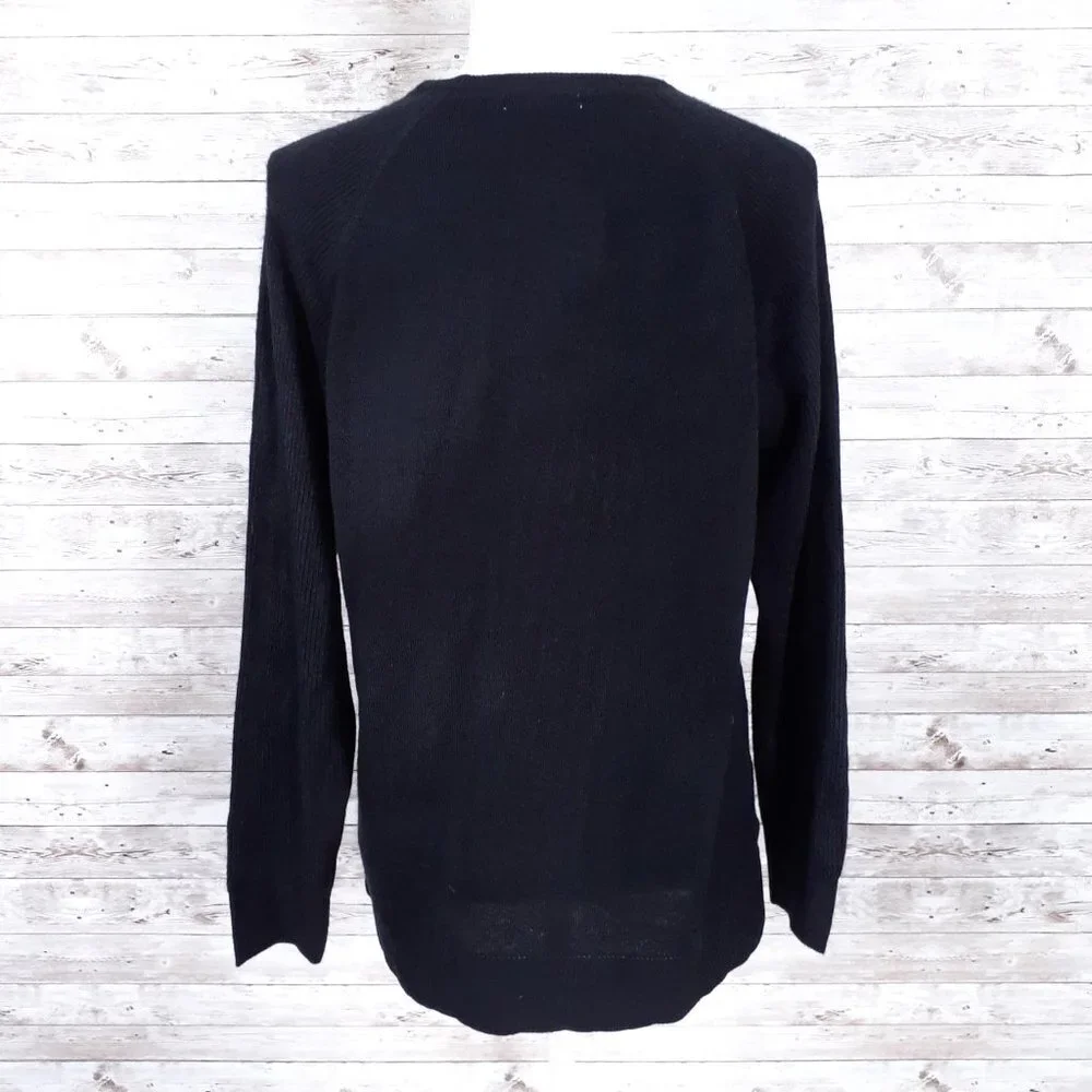 Sweet Romeo Womens Sweater S Black 664A - Picture 4 of 6